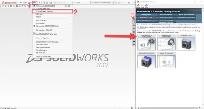 Anleitung zu SolidWorks