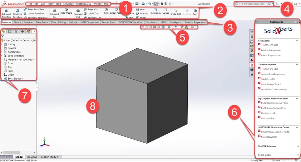 Anleitung zu SolidWorks