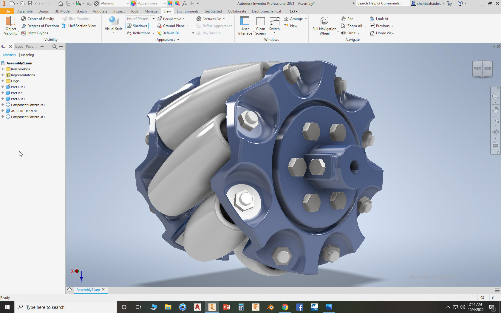 Entwerfen von 3D-Dateien in Inventor