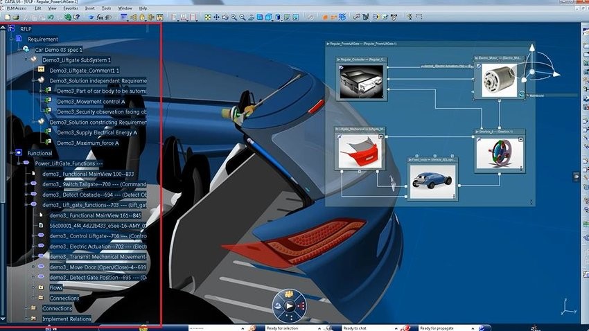 Specification-tree-of-the-CATIA-V6-RFLP-structure